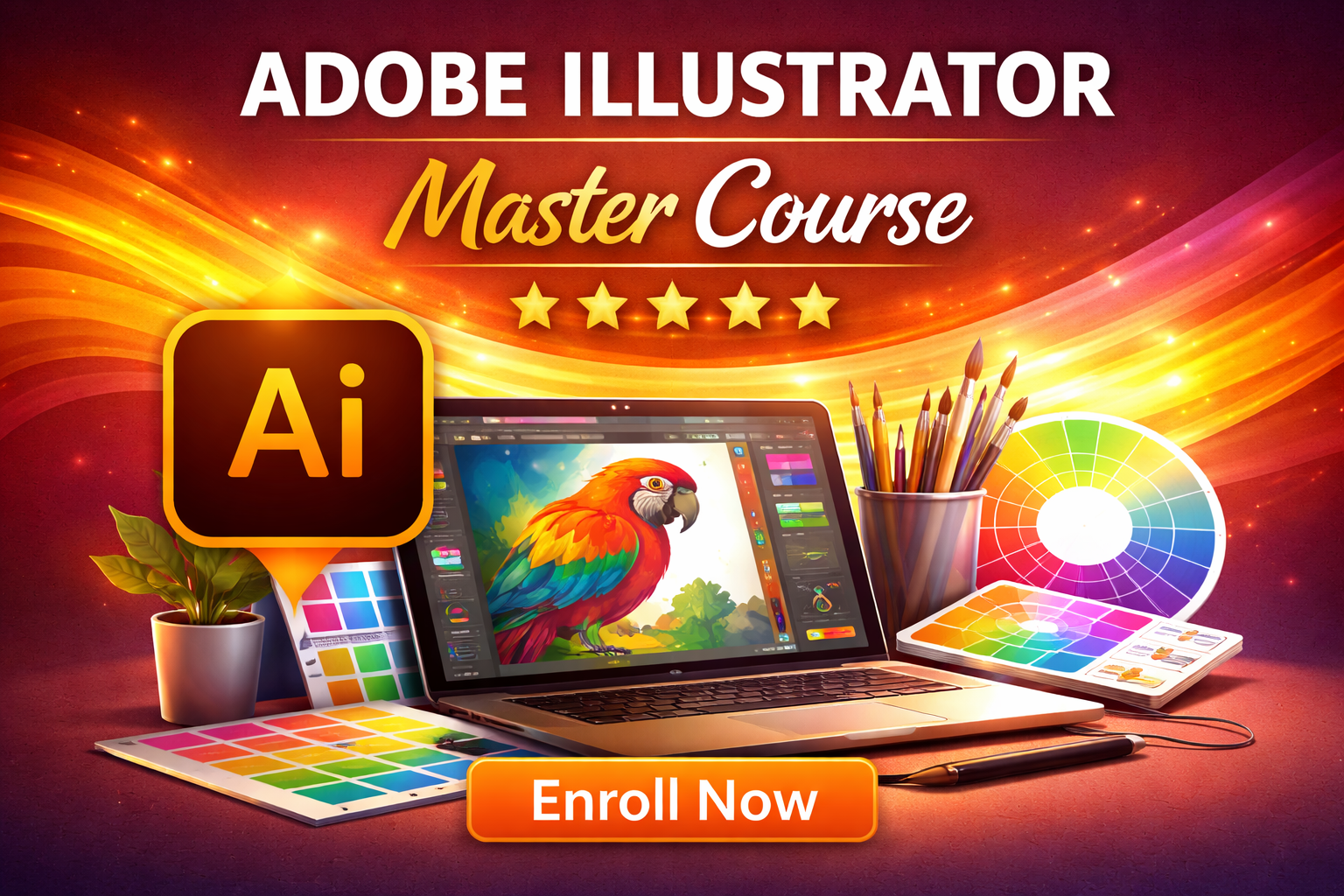 Adobe Illustrator with Fiverr – Master Course