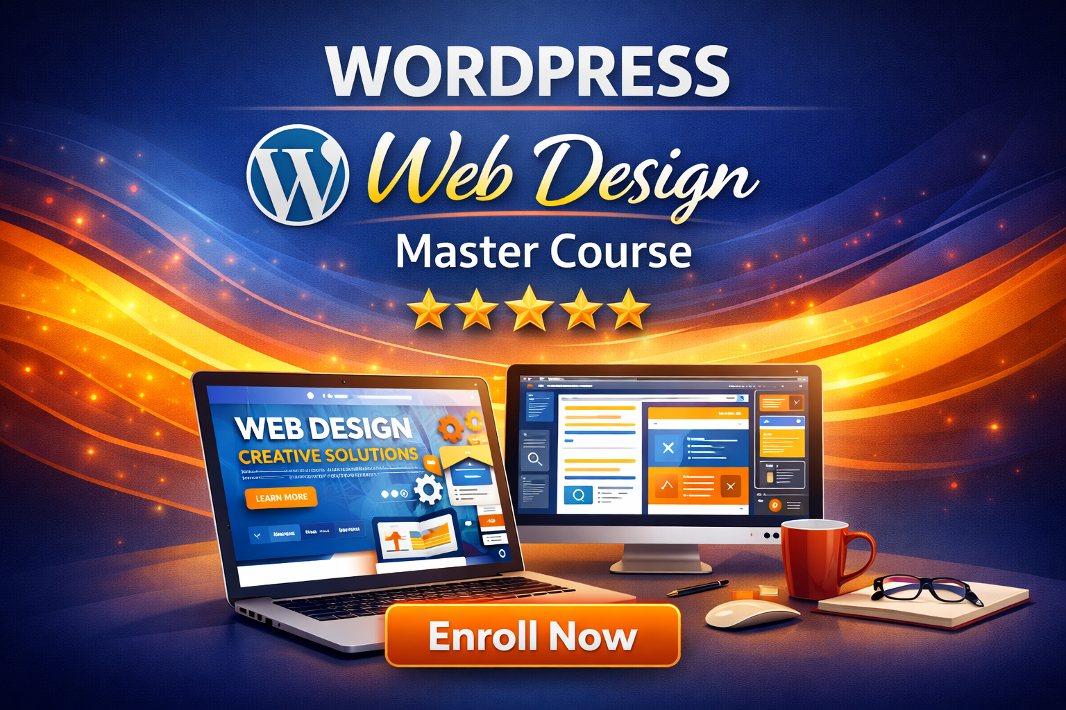 WordPress Web Designing With Fiverr – Master Course